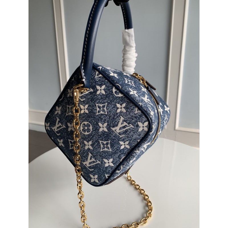 Copy AAA+ Louis Vuitton Replicas Square Bag M59611 Blue